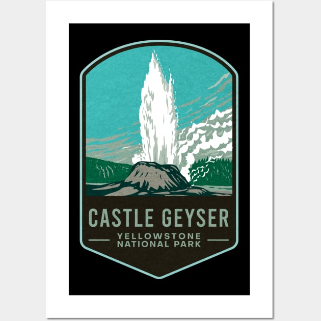 Castle Geyser Yellowstone National Park Wall Art by JordanHolmes